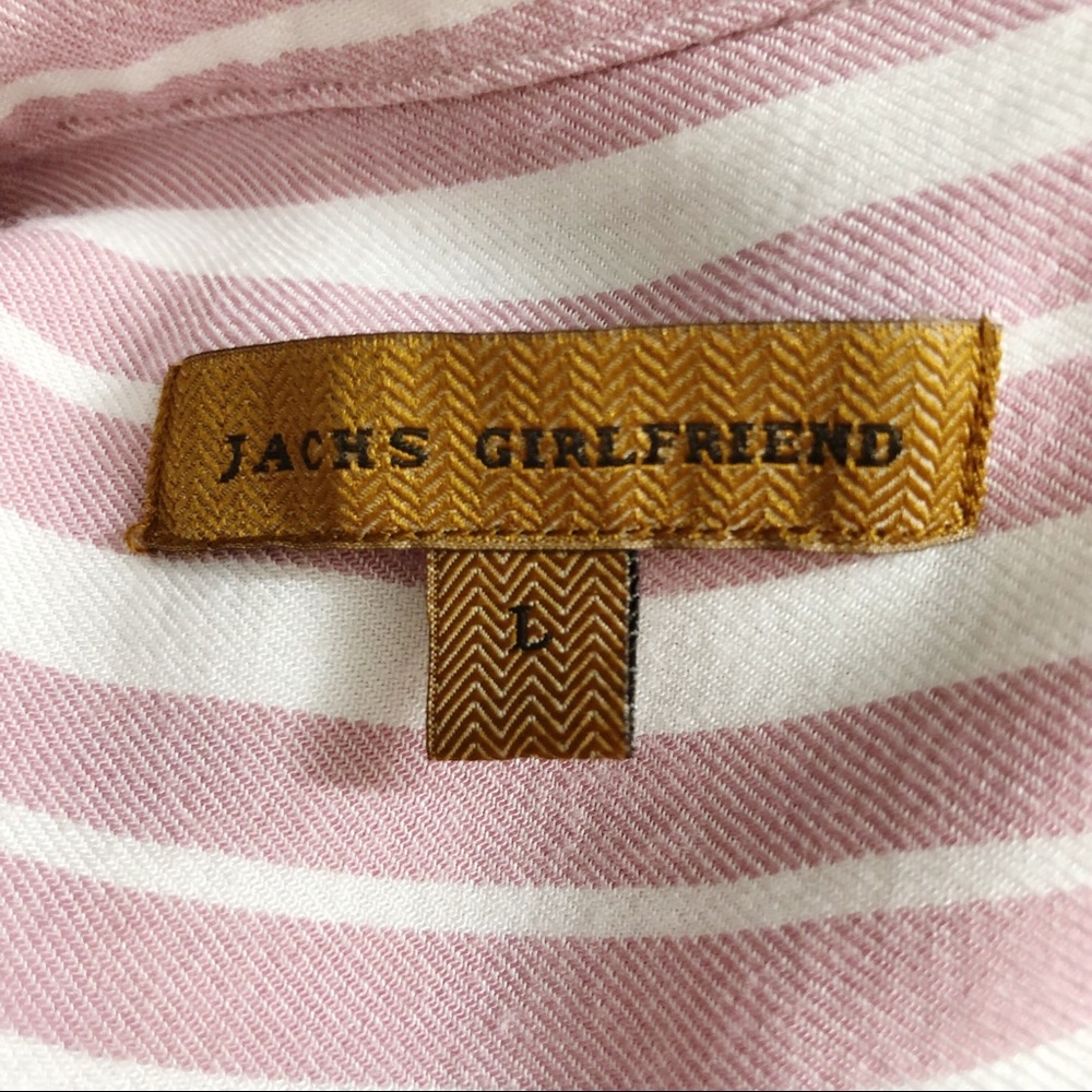 JACHS Girlfriend Womens Striped Button Down Shirt - Picture 6 of 7
